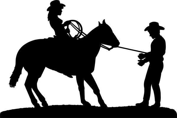 Cowgirl-roping-Cowboy
